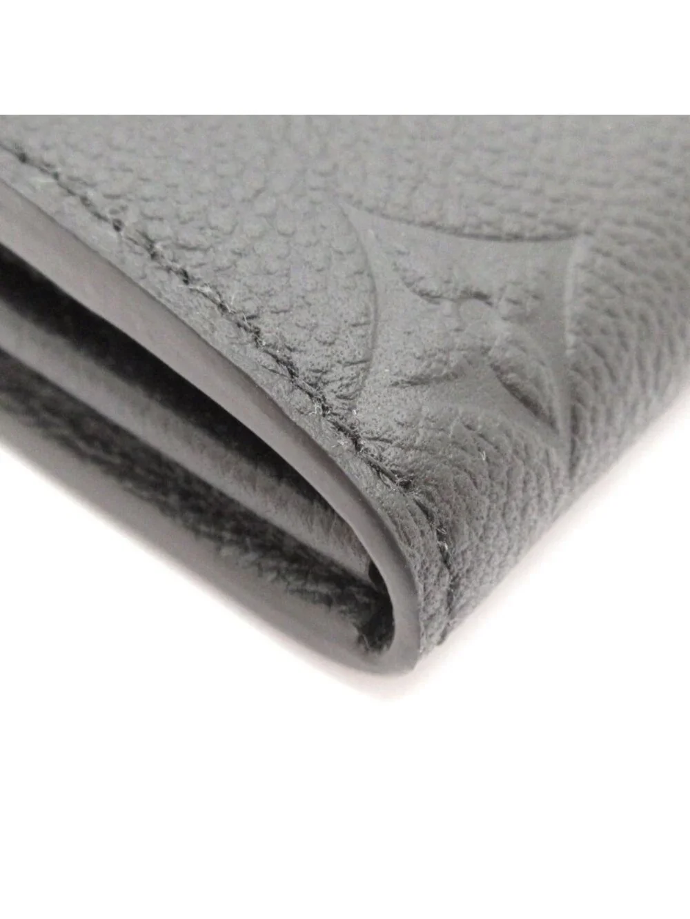 Louis Vuitton Wallet Monogram Empreinte Portefeuille Sarah Noir Leather Cowhide